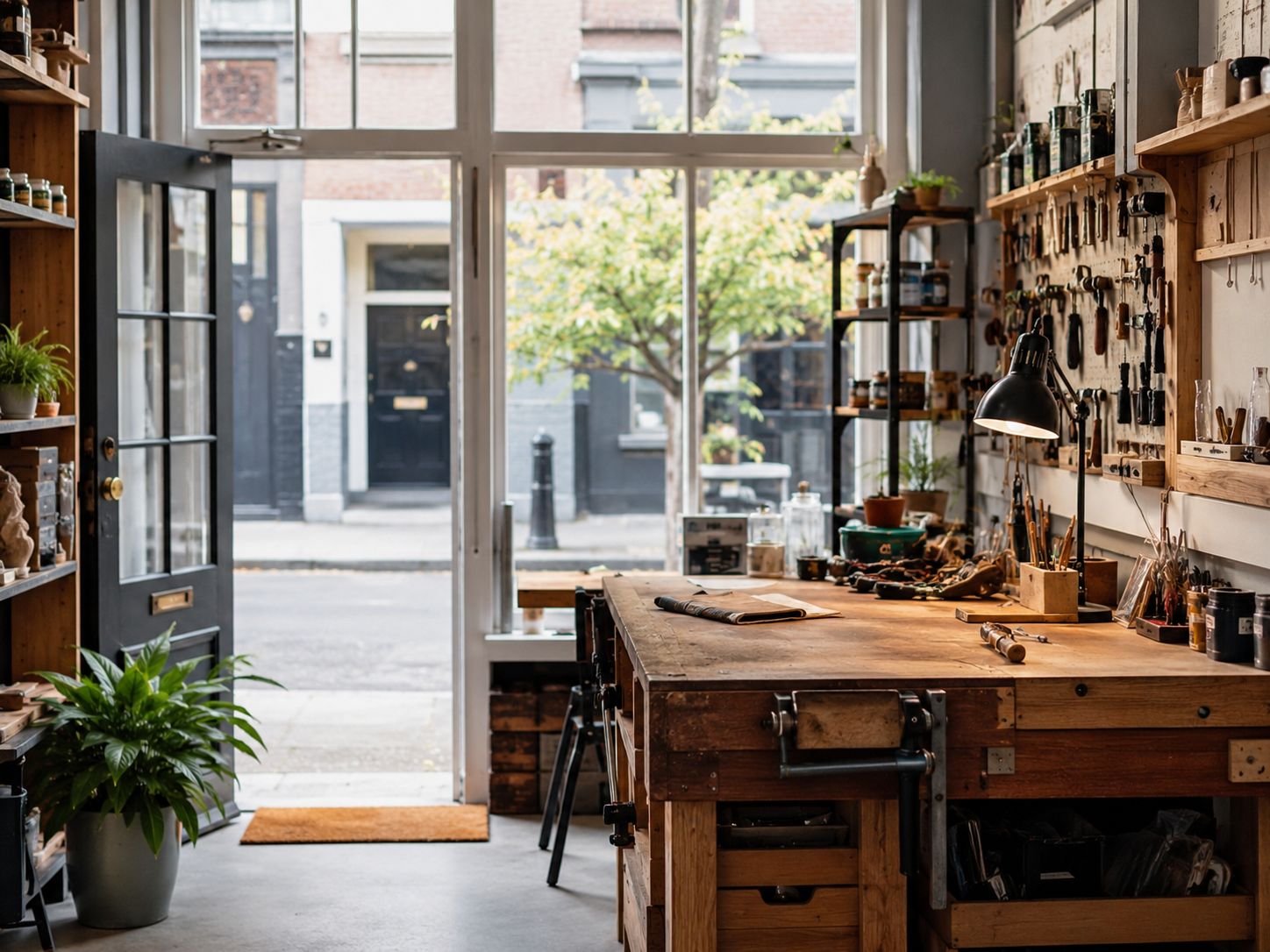 A small business shopfront or workshop